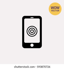 Smartphone with tap sign