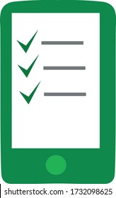 Smartphone task control, order in the online store