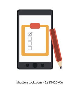 Smartphone with tasks