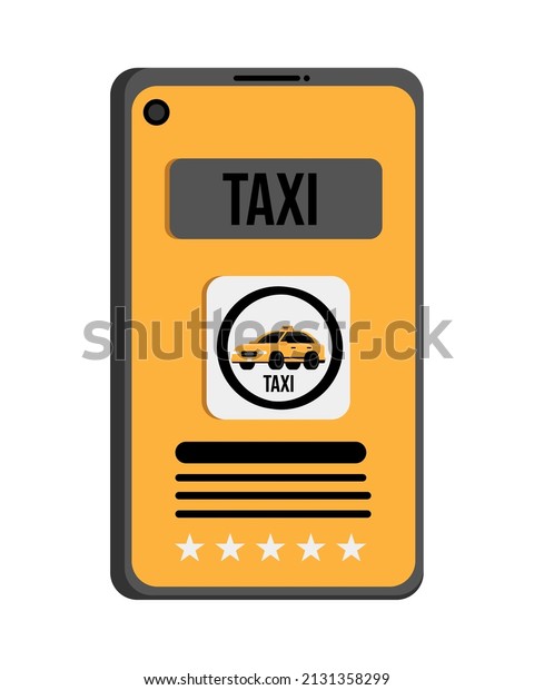 smartphone taxi service\
application icon