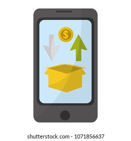 smartphone technology with business marketing commercial
