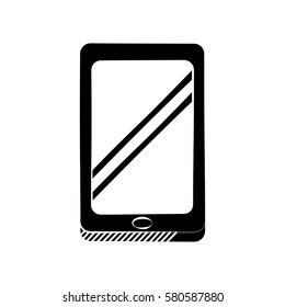 smartphone technology communication pictogram