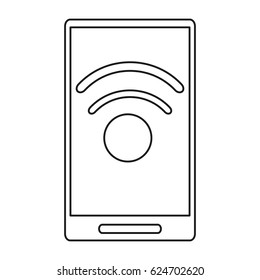 smartphone technology connected wifi internet line