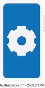Smartphone Technology Device Icon Vector Flat Illustration