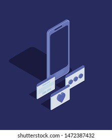 smartphone technology device isolated icon
