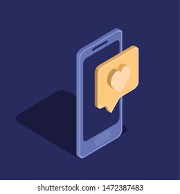 smartphone technology device isolated icon