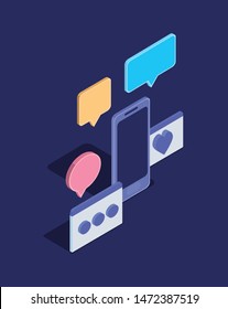 smartphone technology device isolated icon