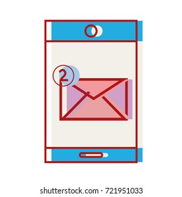smartphone technology with e-mail message information