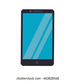 Smartphone technology gadget icon. Isolated and flat illustration. Vector graphic
