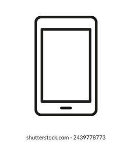 Smartphone technology in hand. Touchscreen device revolution. Modern gadget essential. Vector illustration. EPS 10.