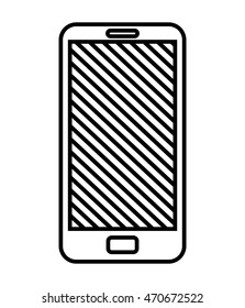 smartphone technology isolated icon vector illustration design