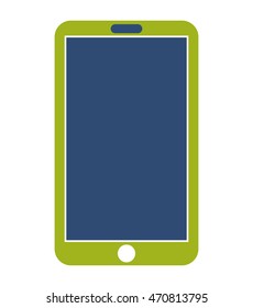 smartphone technology isolated icon vector illustration design
