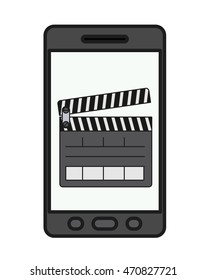 smartphone technology isolated icon vector illustration design