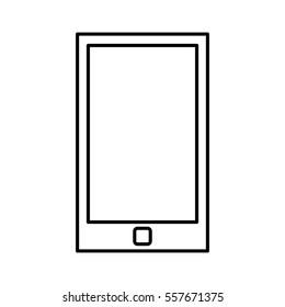 smartphone technology isolated icon vector illustration design