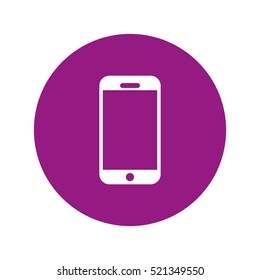 smartphone technology line icon vector illustration design