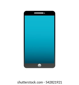 smartphone technology line icon vector illustration design