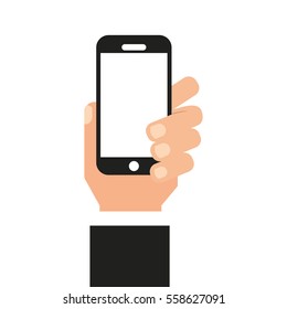 diseño de ilustración vectorial de línea de la tecnología smartphone