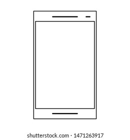 smartphone technology mobile device isolated cartoon vector illustration graphic design