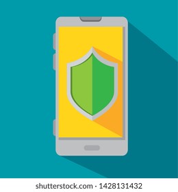 smartphone technology with protection shield security