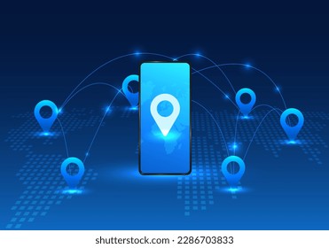 Smartphone technology that can access maps It is a technology that identifies the location of the destination that is traveling. or sending goods to different places of those who receive our services