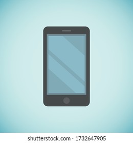 smartphone telephone flat illustration phone digital device web technology mobile business cellphone icon contacts communication application gadget device app management display buttons site research