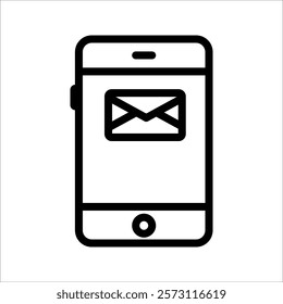 Smartphone template icon set. Message window. Using the phone. Vector in white background. 