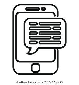 Smartphone time management icon outline vector. Business clock. Work control