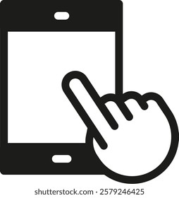 A smartphone touch refers to the interaction with the device's screen, allowing users to tap, swipe, pinch, or scroll to navigate, select, and engage with various applications and content.