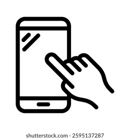 Smartphone Touchscreen by Call Center And Calling Cervice Set