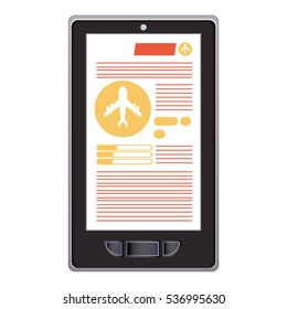 Smartphone and travel ecommerce design