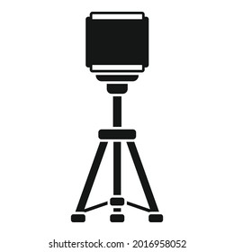 Smartphone Tripod Icon Simple Vector. Mobile Camera Stand. Phone Tripod