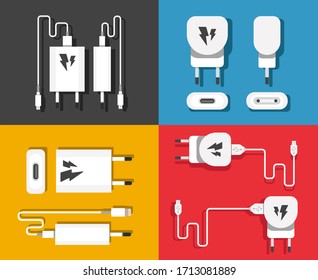 Adaptador de cargador USB Smartphone con cable USB Micro (enchufe y conector para PC y dispositivos móviles)