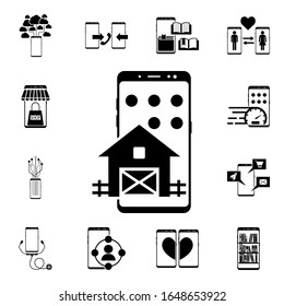 Smartphone, usd, bank card icon. Mobile concept icons universal set for web and mobile