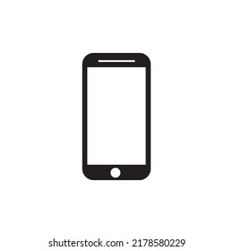 Vector de Smartphone con pantalla blanca en blanco aislado en fondo blanco. Pasos 10