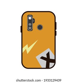 Vector de Smartphone con línea limpia y sencillo