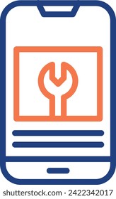 Vektor-Design-Symbol für Smartphone-Download.eps