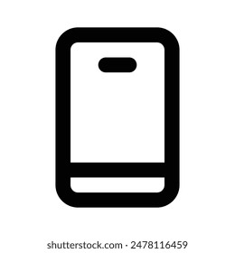 Smartphone vector design isolated on white background