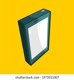 smartphone vector design, white screen, icon, art, illustration