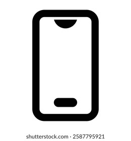 Smartphone Vector Glyph Icon Vector Design