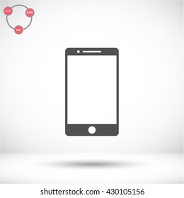 smartphone  .Vector icon 10 EPS