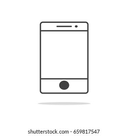 Smartphone vector icon 10 EPS.