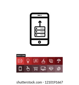 Smartphone vector icon