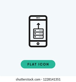 Smartphone vector icon