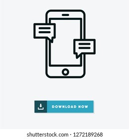 Smartphone vector icon