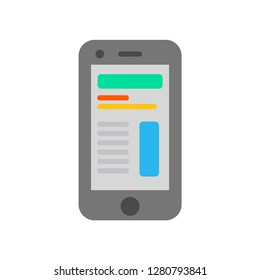 Smartphone vector icon