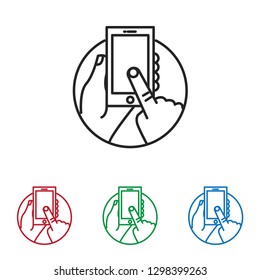 Smartphone vector icon