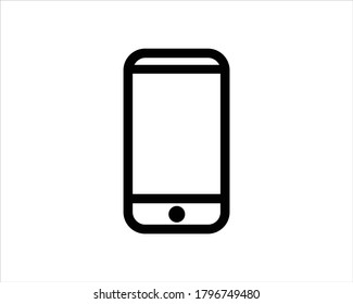 Smartphone vector icon for apps and websites