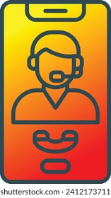 Icono vector Smartphone. Se puede usar para imprimir, móviles y aplicaciones web.
