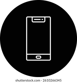 Smartphone vector icon. Can be used for printing, mobile and web applications.