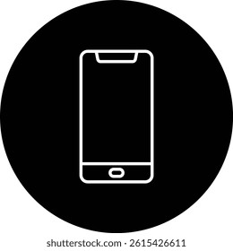 Smartphone vector icon. Can be used for printing, mobile and web applications.